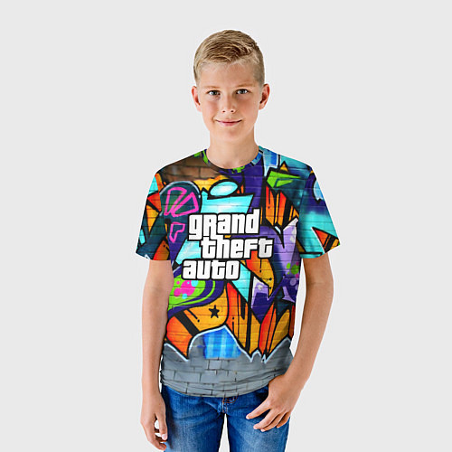 Детская футболка GTA / 3D-принт – фото 3