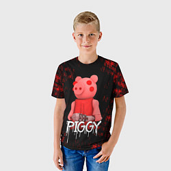 Футболка детская Roblox Piggy, цвет: 3D-принт — фото 2