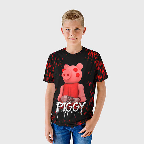 Детская футболка Roblox Piggy / 3D-принт – фото 3