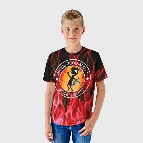 Детская футболка FIRE / 3D-принт – фото 3