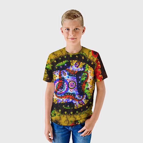 Детская футболка Абстрактный рисунок / 3D-принт – фото 3