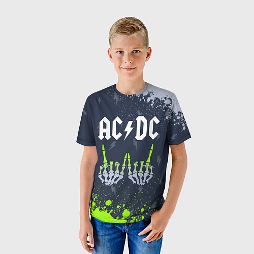 Детская футболка AC DС / 3D-принт – фото 3