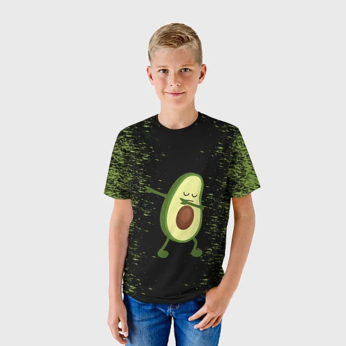 Детская футболка Авокадо / 3D-принт – фото 3