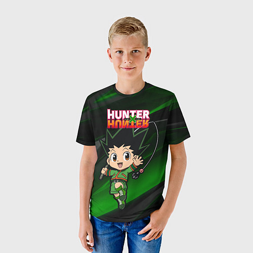 Детская футболка Гон Фрикс Hunter x Hunter / 3D-принт – фото 3