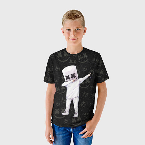 Детская футболка MARSHMELLO / 3D-принт – фото 3