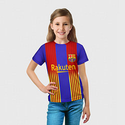 Футболка детская Barcelona 2020-2021 г, цвет: 3D-принт — фото 2