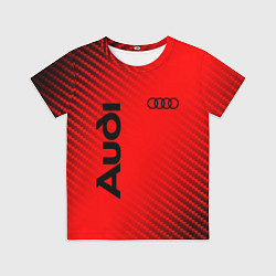 Футболка детская AUDI АУДИ, цвет: 3D-принт