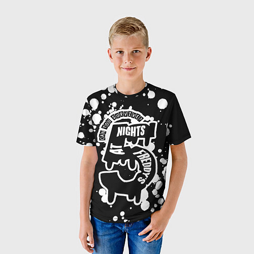 Детская футболка Five Nights at Freddy / 3D-принт – фото 3