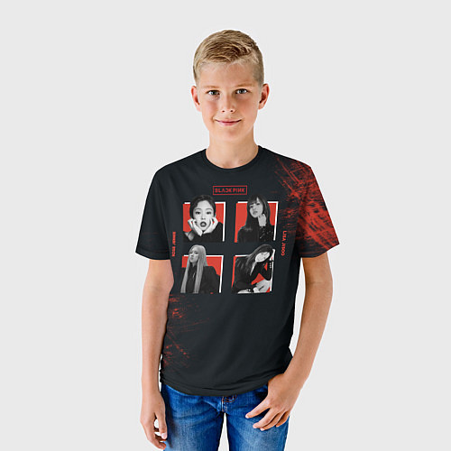 Детская футболка BLACKPINK / 3D-принт – фото 3
