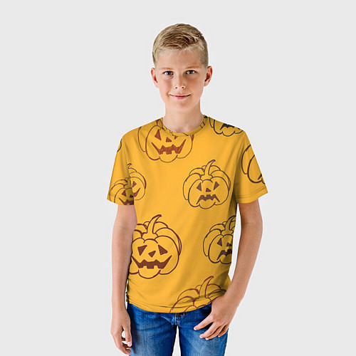 Детская футболка Тыквы / 3D-принт – фото 3