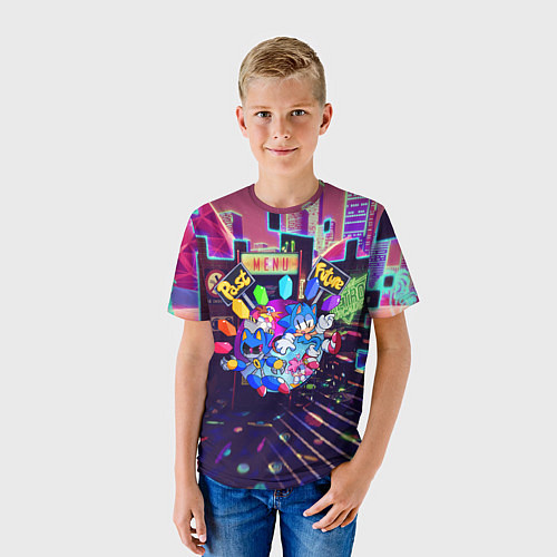 Детская футболка SONIC RETRO / 3D-принт – фото 3