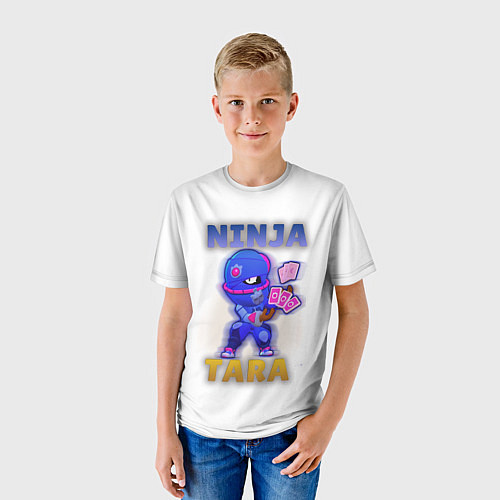 Детская футболка Ниндзя Тара Бравл Старс BS / 3D-принт – фото 3
