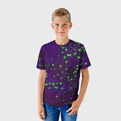 Детская футболка Звездное небо арт / 3D-принт – фото 3