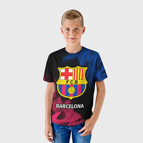 Детская футболка BARCELONA БАРСЕЛОНА / 3D-принт – фото 3