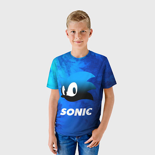 Детская футболка СОНИК SONIC / 3D-принт – фото 3