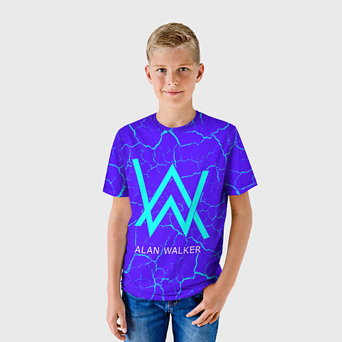 Детская футболка ALAN WALKER АЛАН УОКЕР / 3D-принт – фото 3