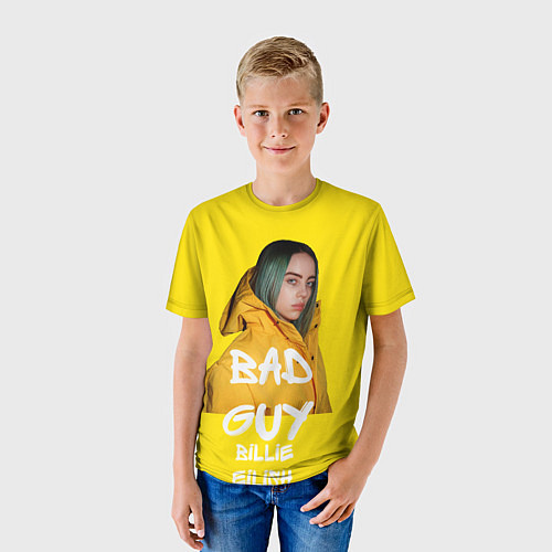 Детская футболка Billie Eilish Билли Айлиш / 3D-принт – фото 3