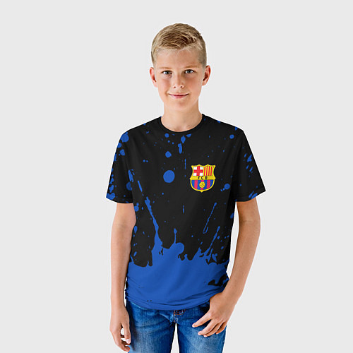 Детская футболка BARCELONA БАРСЕЛОНА / 3D-принт – фото 3
