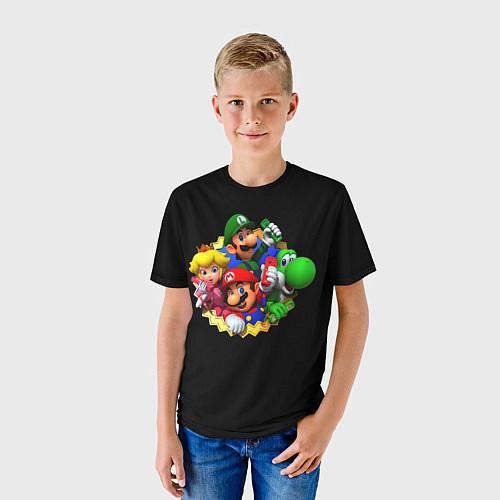 Детская футболка Марио / 3D-принт – фото 3