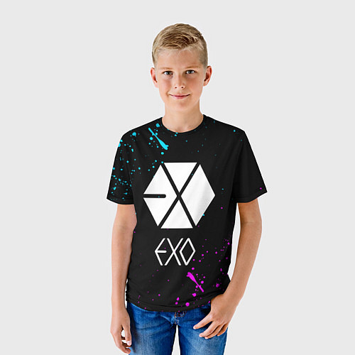 Детская футболка EXO BAND / 3D-принт – фото 3