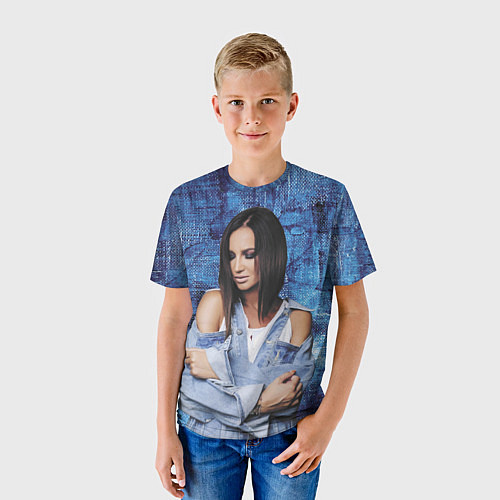 Детская футболка Olga Buzova / 3D-принт – фото 3