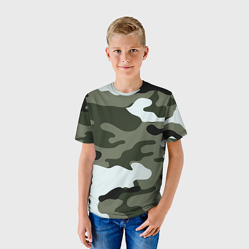 Детская футболка Camouflage 2 / 3D-принт – фото 3