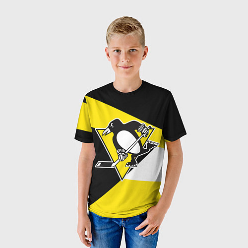 Детская футболка Pittsburgh Penguins Exclusive / 3D-принт – фото 3