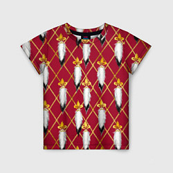 Футболка детская Tassels red gold, цвет: 3D-принт