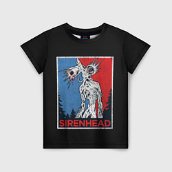 Футболка детская Сиреноголовый, цвет: 3D-принт