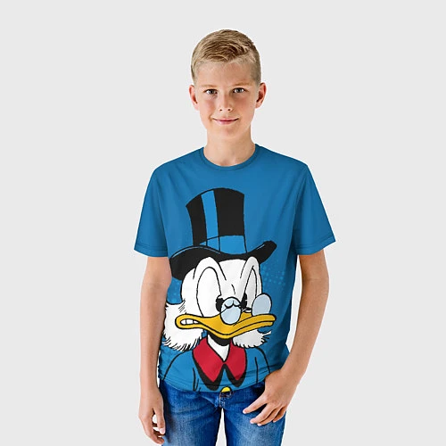 Детская футболка Скрудж Макдак / 3D-принт – фото 3