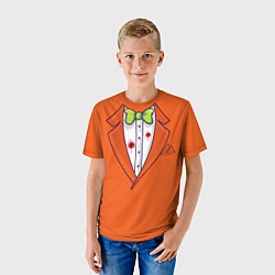 Футболка детская Смокинг Джеймса Бонда, цвет: 3D-принт — фото 2