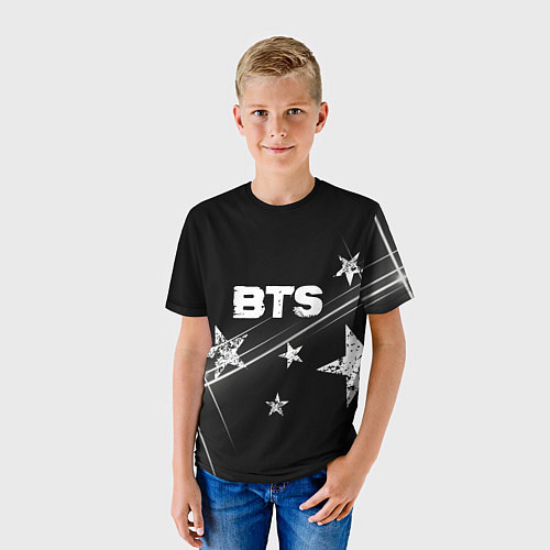 Детская футболка BTS бойбенд Stars / 3D-принт – фото 3