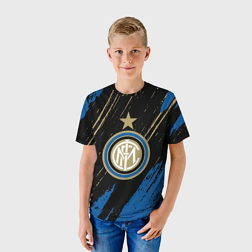 Детская футболка Inter Интер / 3D-принт – фото 3