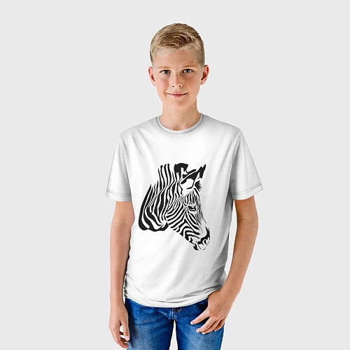 Детская футболка Zebra / 3D-принт – фото 3