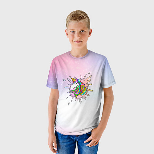 Детская футболка Единорог / 3D-принт – фото 3