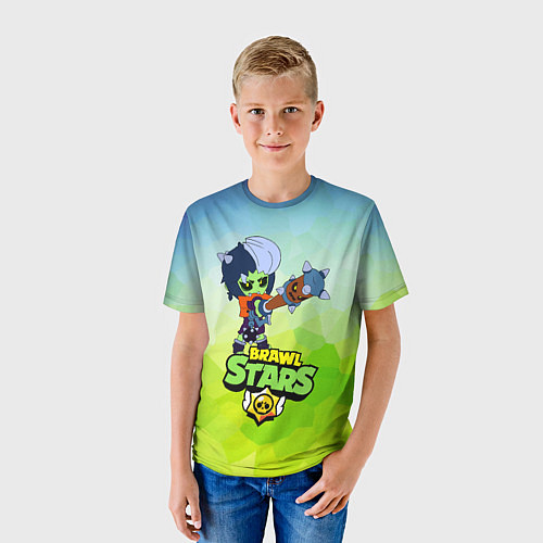 Детская футболка Brawl StarsZombibi / 3D-принт – фото 3