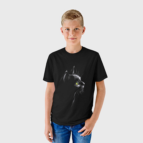 Детская футболка Кошка / 3D-принт – фото 3