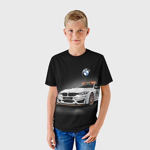 Детская футболка Safety car / 3D-принт – фото 3