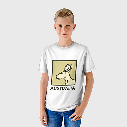 Детская футболка Australia / 3D-принт – фото 3