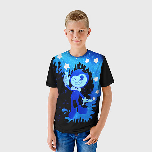 Детская футболка Bendy And The Ink Machine / 3D-принт – фото 3