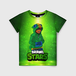 Футболка детская Brawl Stars Leon, цвет: 3D-принт