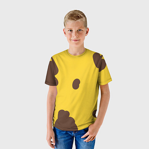 Детская футболка Тигриный узор / 3D-принт – фото 3