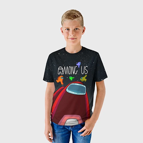 Детская футболка AMONG US / 3D-принт – фото 3