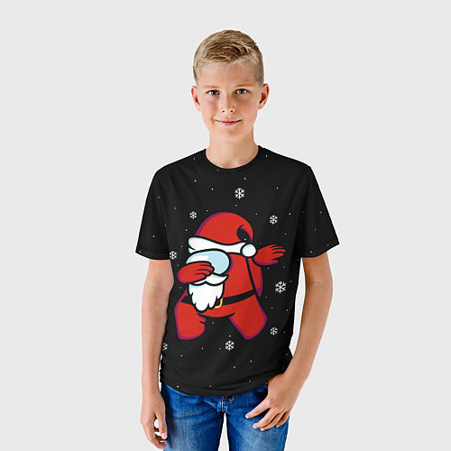 Детская футболка Santa Claus Among Us / 3D-принт – фото 3