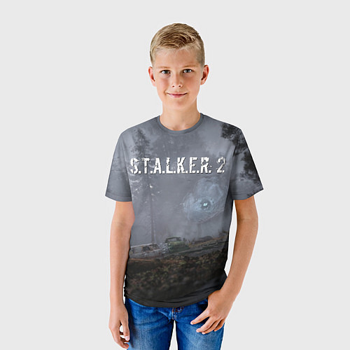 Детская футболка Аномилия Сталкер 2 / 3D-принт – фото 3