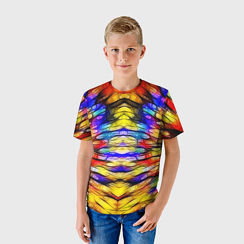 Детская футболка Батик Краски / 3D-принт – фото 3
