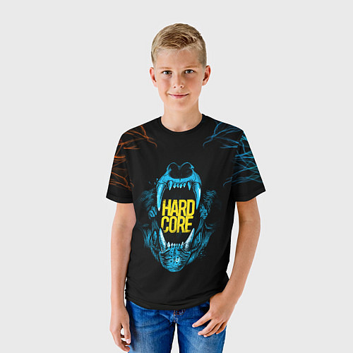 Детская футболка HARD CORE / 3D-принт – фото 3