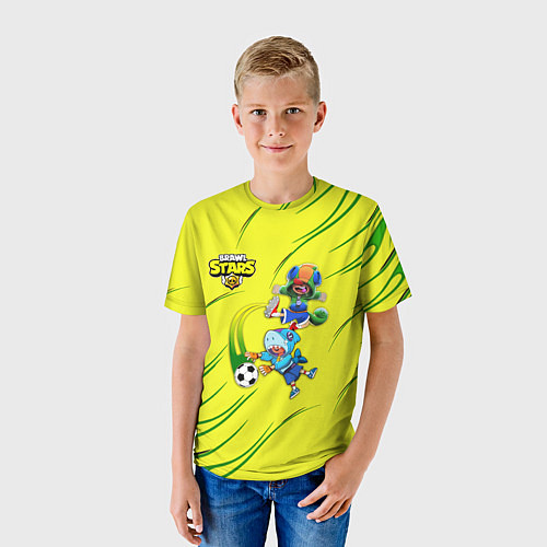 Детская футболка Brawl Stars футбол / 3D-принт – фото 3