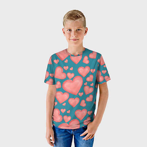 Детская футболка Любовь / 3D-принт – фото 3