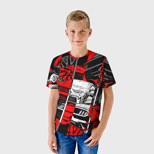 Детская футболка Автомобили / 3D-принт – фото 3